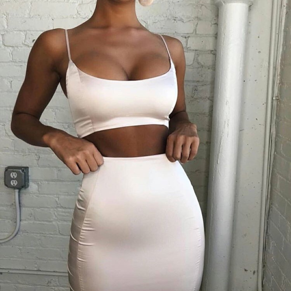 Champagne Satin set